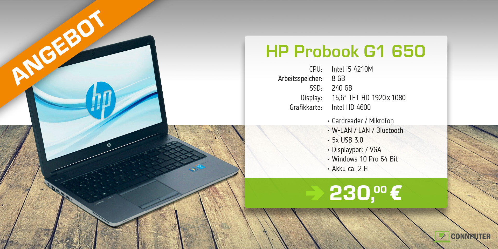 HP ProBook G1 650